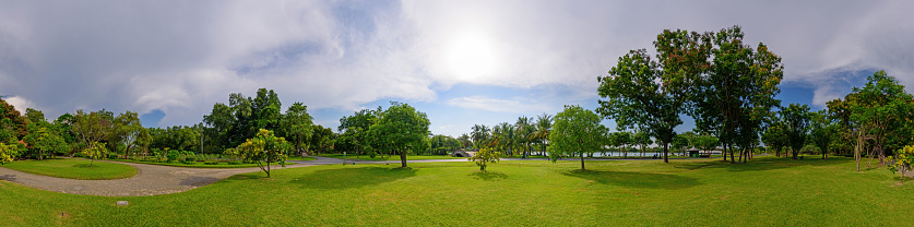 360 Panorama of public park