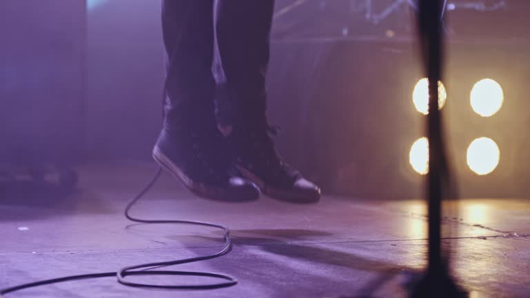 Band on concert Close-Up