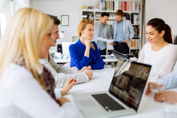 istock Business meeting and brainstorming in modern office 670513372