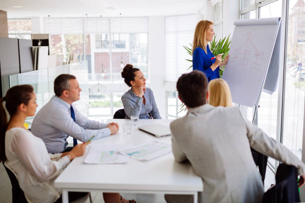 istock Business meeting and brainstorming in modern office 670513406