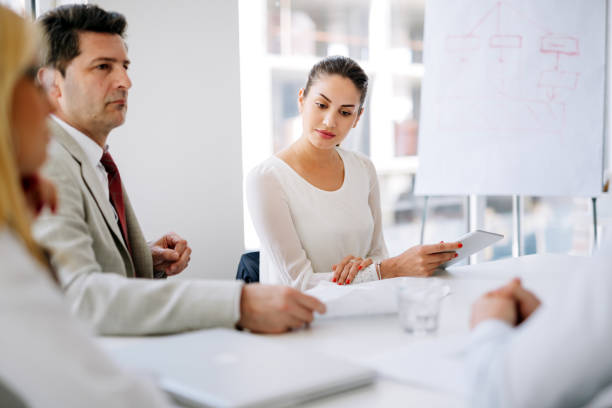 istock Business people working in office 670513842
