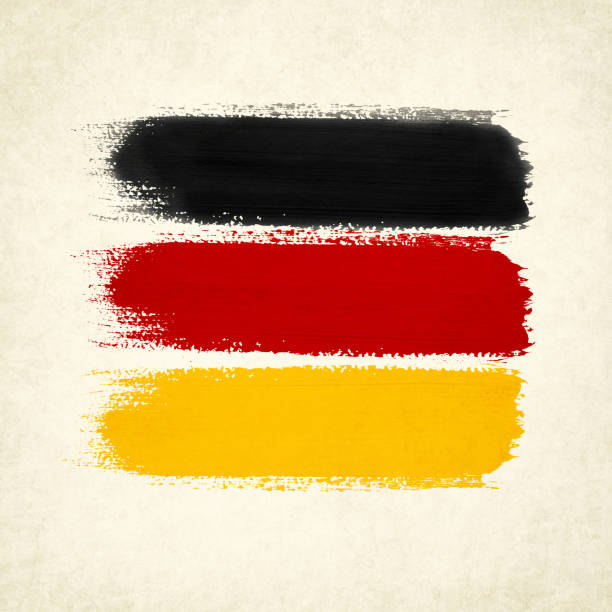istock Germany flag with old texture grunge and vintage 670520988