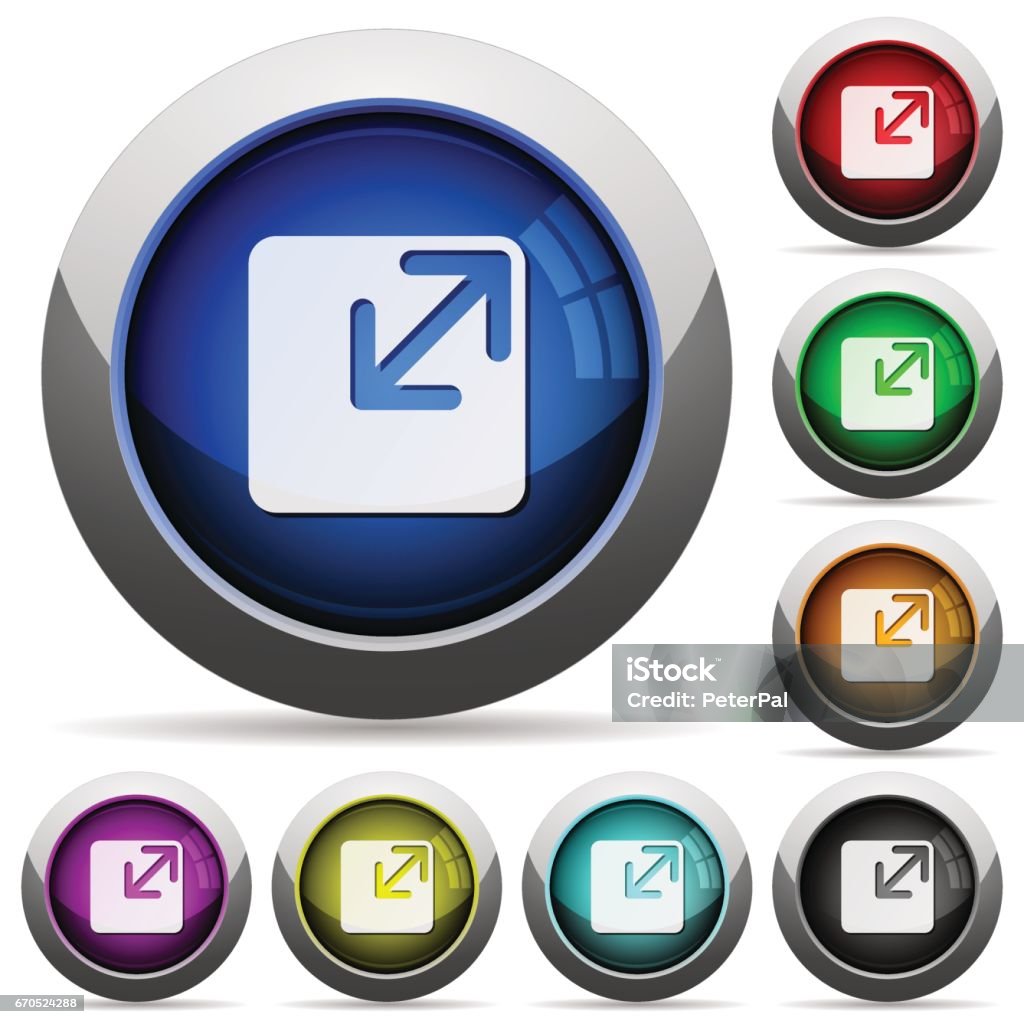 Window Buttons Names Resize Window Button Set Stock Illustration - Download Image Now ...