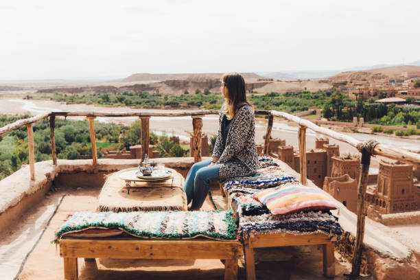 Ait Ben Haddou Old Casbah of Ait Ben Haddou, Morocco ait benhaddou stock pictures, royalty-free photos & images