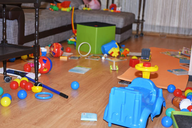 istock A mess in the children's room. 670534998