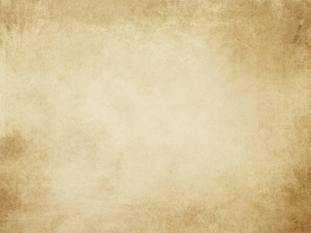 istock Old stained and yellowed paper texture. 670540358