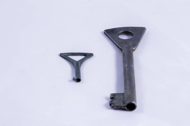 four antique keys
