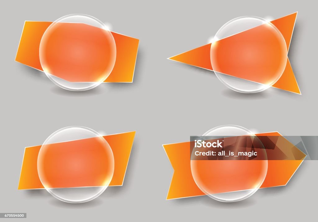 Frame For Text Web Set Of Geometric Web Frames For Text On Dark Background Stock ...