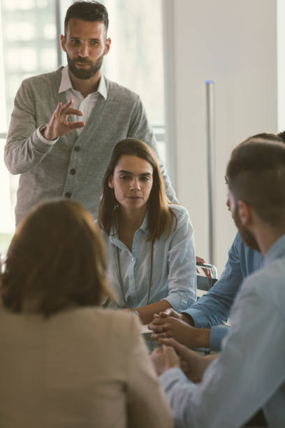 istock Business people on meeting 670557278