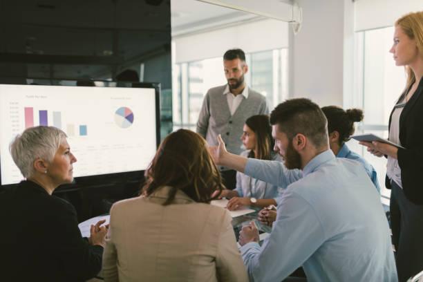 istock Business people on meeting 670557920