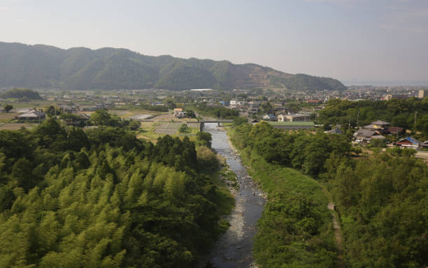 istock Shikokuchuo, Ehime Prefecture, Shikoku, Japan in Springtime 670560332