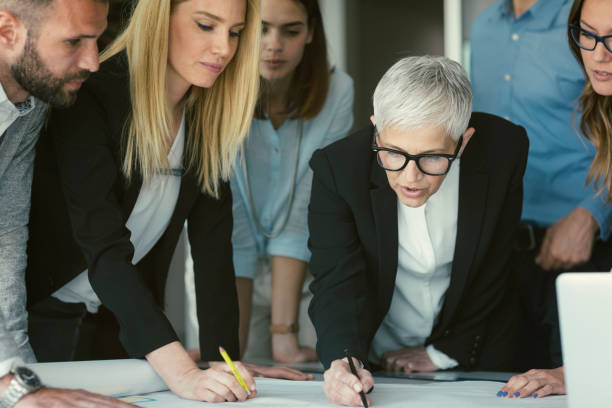 istock Architects and investors on meeting 670563426