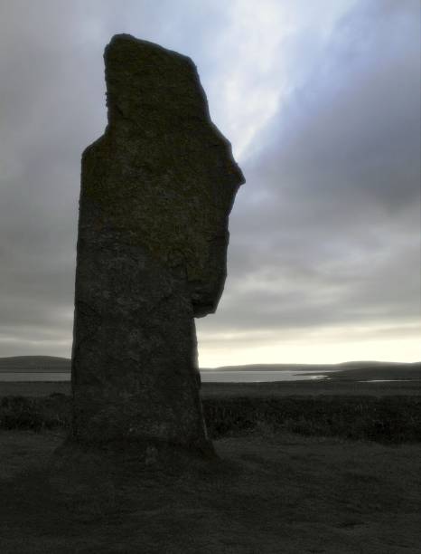 istock Rough scottish landscape in severe weather conditions 670571108