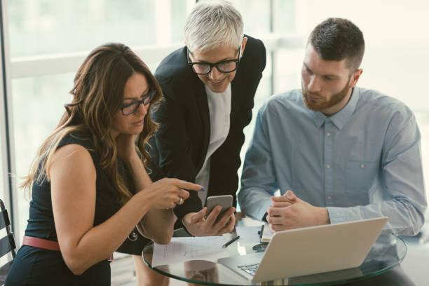istock Business people working in the office 670574150