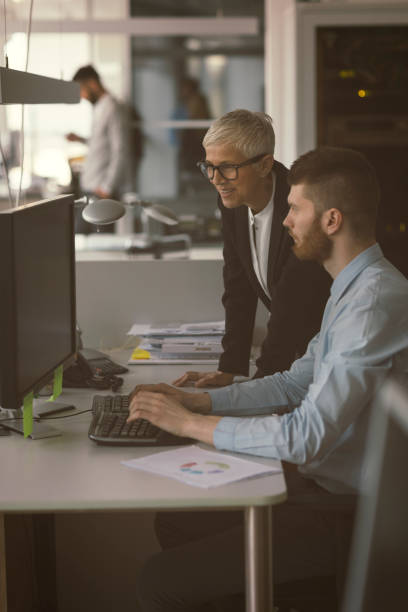 istock Business people working in the office 670574218
