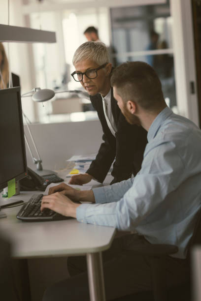 istock Business people working in the office 670574262