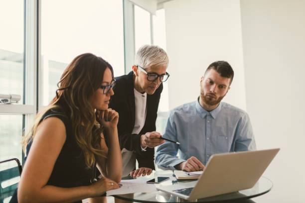 istock Business people working in the office 670577196
