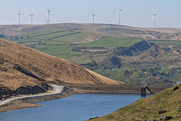 istock Higher Chelburn Reservoir, Rochdale, Lancashire, England, UK 670578260