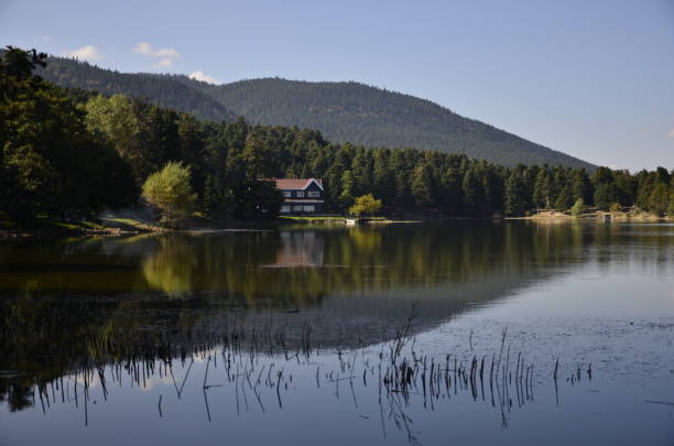 istock Bolu Golcuk lake and reflection.. 670585166