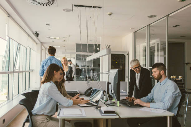 istock Business people in the office 670588092