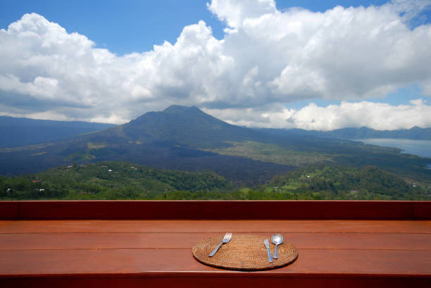 istock Volcano mountain Batu, Bali, Indonesia 670603716