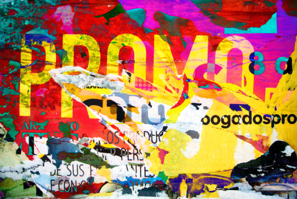 istock Digital collage of random paper background or typography texture 670621526