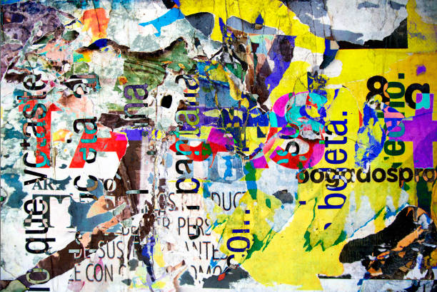 istock Digital collage of random paper background or typography texture 670621536
