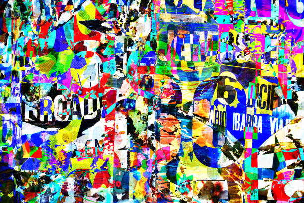 istock Digital collage of random paper background or typography texture 670621550