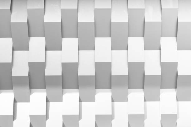 istock The abstract scene of geometry wall 670638760