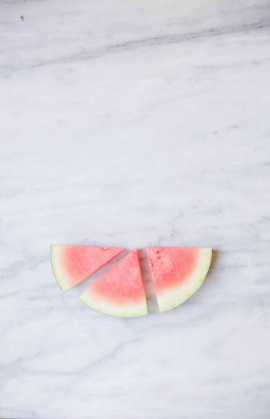 istock Above shot of watermelon on Marble 670644670