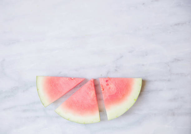 istock Above shot of watermelon on Marble 670644686