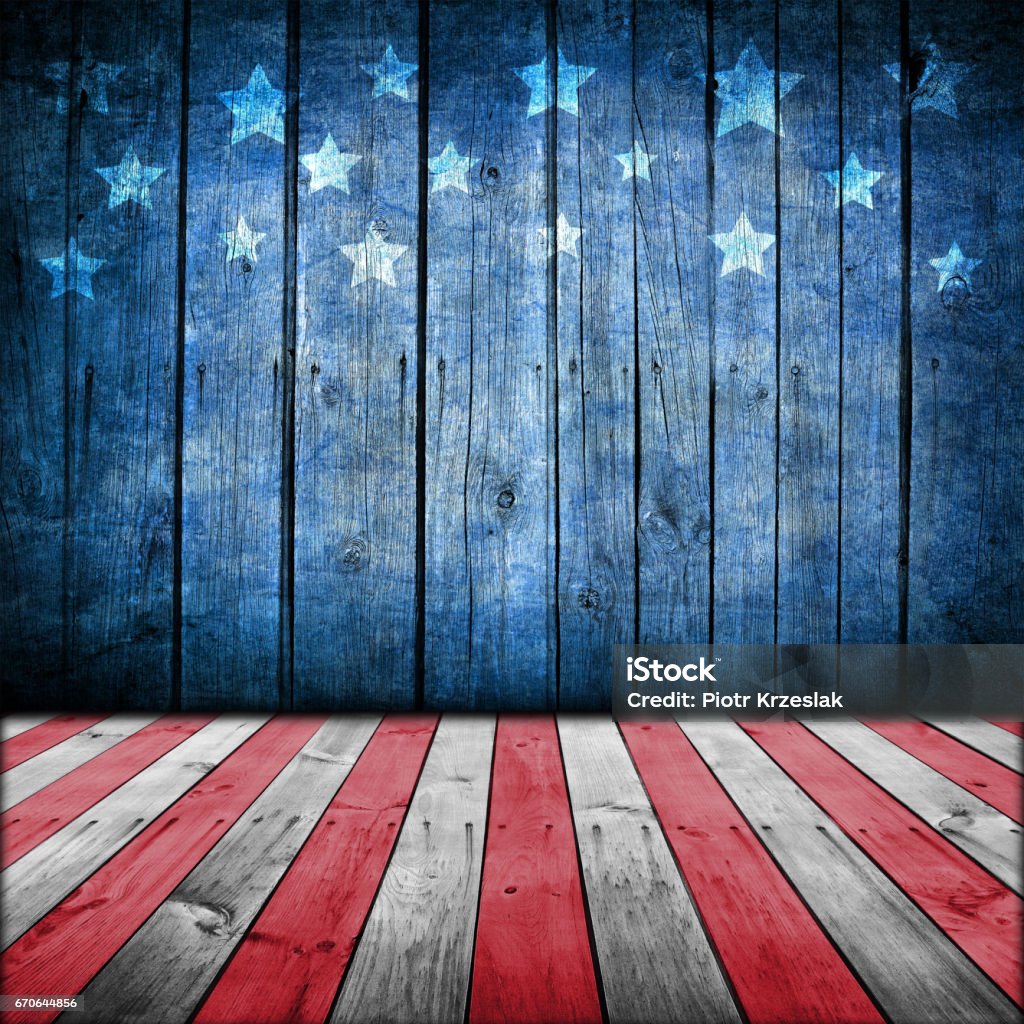 USA style background July Stock Photo