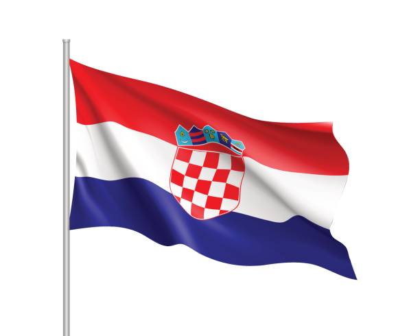 istock National flag of Croatia republic. 670648760