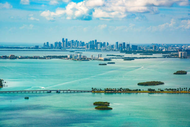 istock Skyline of Miami From a Distance 670652052