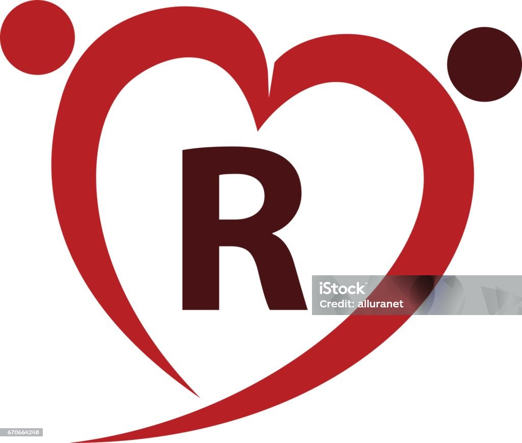 Love Initial R Stock Illustration - Download Image Now - Activity ...