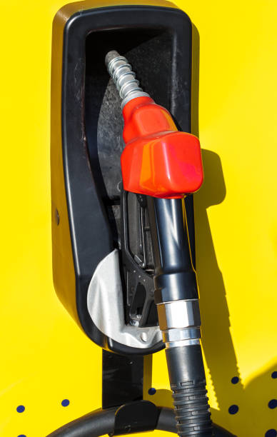 istock Fuel Nozzle in Gas Station 670669032
