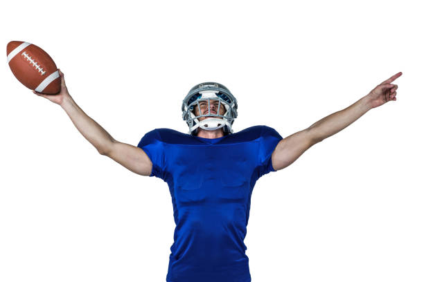 istock Sportsman gesturing victory 670674544