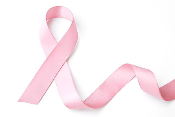 Pink breast cancer ribbon