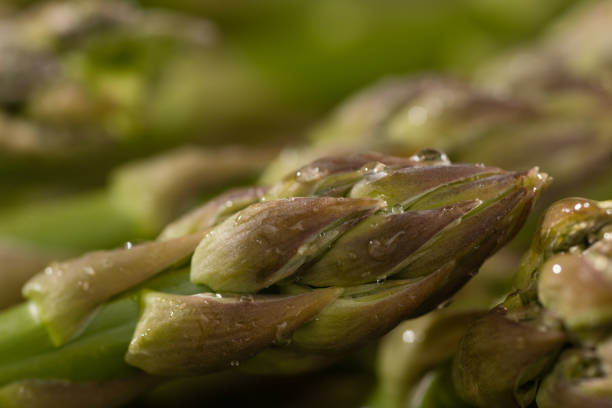 Green asparagus Close-up of fresh green asparagus asparagus organic dinner close to stock pictures, royalty-free photos & images