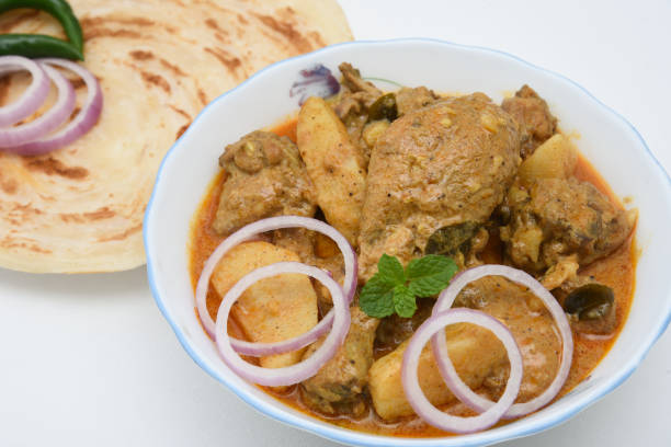 istock Chapati roti/chapathi/fulka/paratha Indian whole wheat flat bread. 670678228