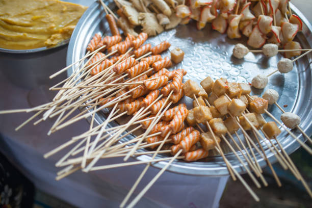 istock Myanmar street food, Yangon, Myanmar 670684518
