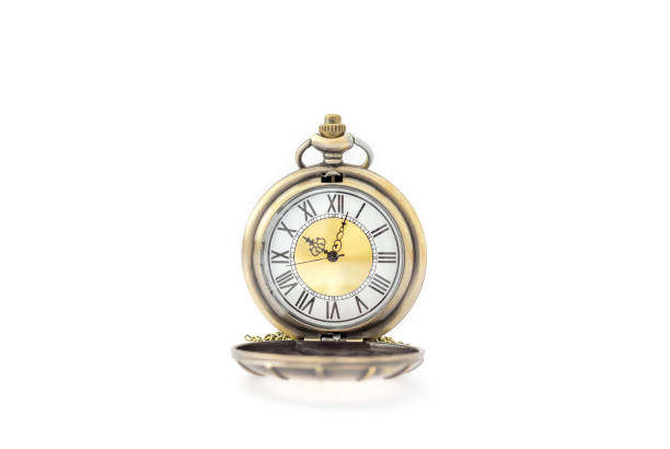 istock Old dirty pocket watch 670691190