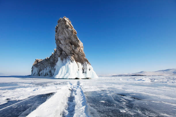 istock Lake Baikal, Ogoi island. Winter landscape 670696212