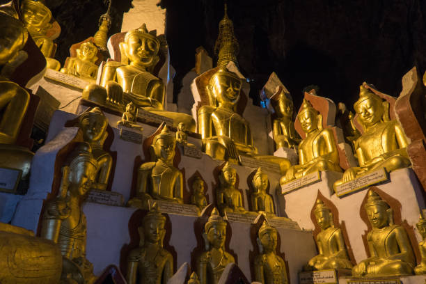 istock Buddhas inside Pindaya cave, Pindaya, Myanmar 670697002