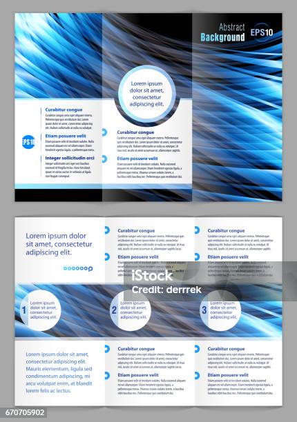 Leaflet Design Example Stock Illustration - Download Image Now ...