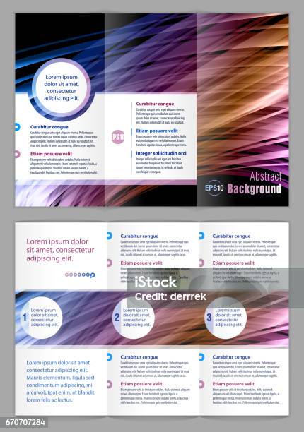 Leaflet Design Example Stock Illustration - Download Image Now ...