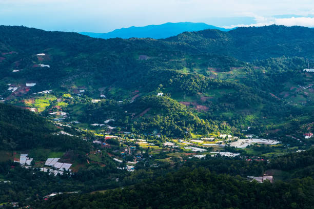 istock Beautiful natural in Mon Cham (Mon Jam) mountain, Mae Rim 670708382