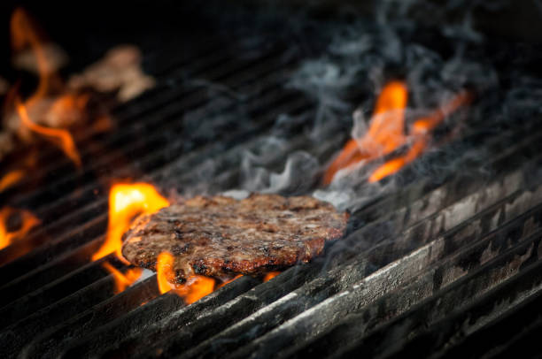 istock meat roasting on the grill 670708386