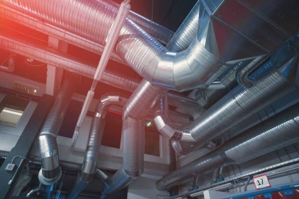 istock Ventilation pipes and ducts 670719830