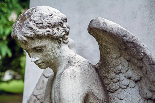istock Fragment statue of angel 670719902